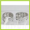 Image 1 : Genuine 1.60 ctw Huggie Hoop Diamond Earring 18kt Gold-White