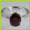 Image 1 : Genuine 5.02 ctw Ruby & Diamond  Ring 18kt Gold-White