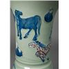 Image 2 : Large Chinese Famille Rose Horses Vase
