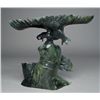 Image 3 : Chinese Jade Carving of Eagle on Stand