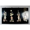 Image 1 : (4) Chinese Inlaid Hanging Wall Plaques
