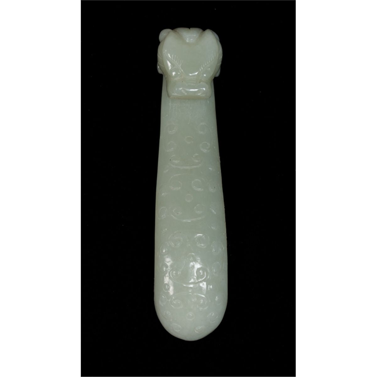 Chinese Carved Jade Belt Hook