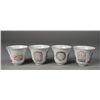 Image 3 : (4) Chinese Famille Rose Wine Cups