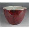 Image 1 : Chinese Strawberry Glaze Porcelain Planter