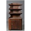 Image 1 : An American One Door Open Top Corner Cupboard