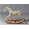 Image 1 : An American Carved and Painted Rocking Horse