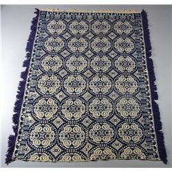 A Fine American Signed & Dated Coverlet