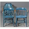 Image 1 : (7) American Painted Barrel Back Chairs