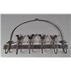 Image 1 : An American Wrought Iron Hanging Rack