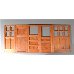 (5) Sag-Nott Salesman Sample Paneled Doors