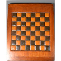 Kelly Green Carved Game Board