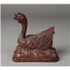 Image 1 : A Fine French Carved Wood Goose