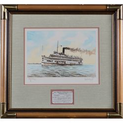 Robert McGreevy, Hand Colored Lithograph