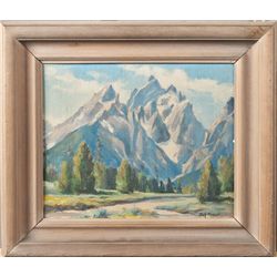 Olaf Moller, Oil Painting on Canvas Board