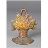 Antique Cast Iron Flower Form Doorstop
