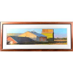 Edwar Woddc, Large Framed Farm Print
