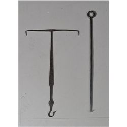 An American 18th C. Wrought Iron Herb Dryer