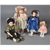 Image 1 : (4) Dolls Porcelain Dolls with Boxes