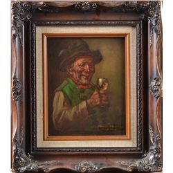 Franz Graupner,  Oil Painting on Mason Panel