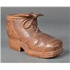 A Fine American Carved Folk Art Shoe