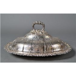Fine English Silver Plated Covered Dish