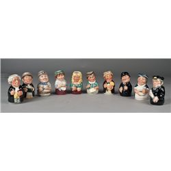 Group of (10) Royal Doulton "Doultonville" Pitchers