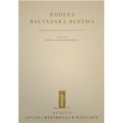 Kodeks Baltazara Behema, 1961