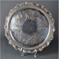 Fine English Silver Plated Serving Tray