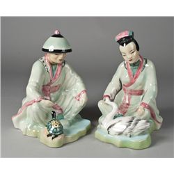 Pr. Of Goldscheider Chinese Wonderland Figurines