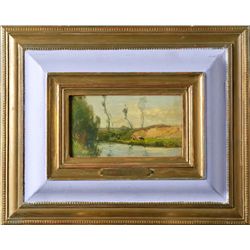 Roman Kochanowski, Oil Painting on Wood Panel