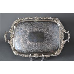Silver Plated English Serving Tray