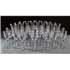 Image 1 : (30) Gorham Crystal "Laurin Gold" Stemware