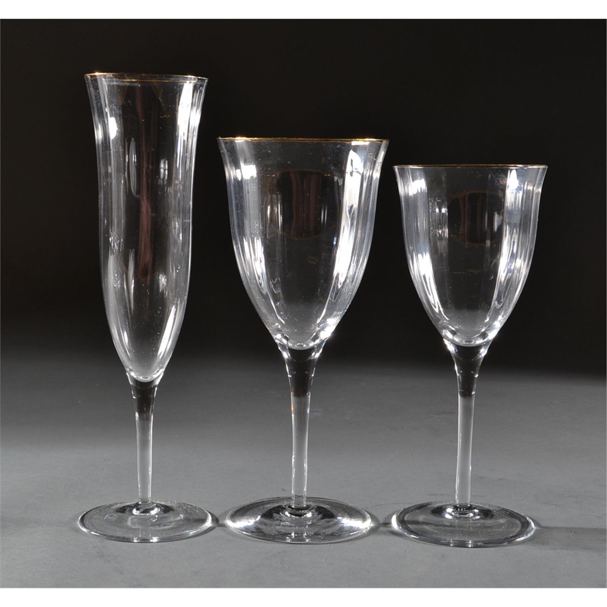 30 Gorham Crystal Laurin Gold Stemware 30-gorham-crystal-laurin-gold-stemware