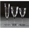 Image 2 : (30) Gorham Crystal "Laurin Gold" Stemware