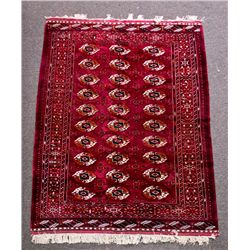 A Fine Silk Persian Bukara Rug