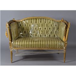 An Eastlake Inspired Gilt Wood Setee