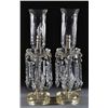 Image 1 : A Fine Pair of Irish Cut Glass Girandoles