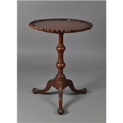 A Mahogany Pie Crust Tea Table