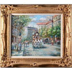 Edward Blanchard, Oil Painting on Canvas