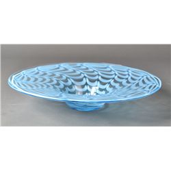 Waterford Evolution Blue Cresting Wave Platter