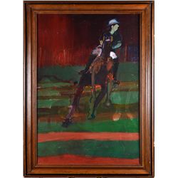 Style of Marino Marini Oil Painting on Canvas