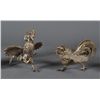 Image 2 : (4) Italian Silvered Rooster Centerpieces