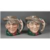 Image 1 : (2) Royal Doulton "The Poacher" Large Toby Mugs
