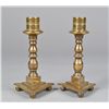 Image 1 : Pr. Of Miniature English Candlesticks, Signed