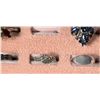 Image 3 : (7) Sterling And Semi Precious Stone Rings