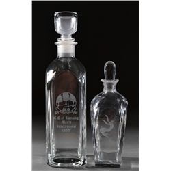 (2) Crystal Decanters Including Orrefors