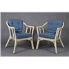 Image 1 : Pr. Of Rattan Arm Chairs