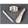 Image 1 : (3) Pieces of Carved Ivory