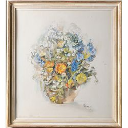 Stainslaw Walcolk, Mixed Media on Paper