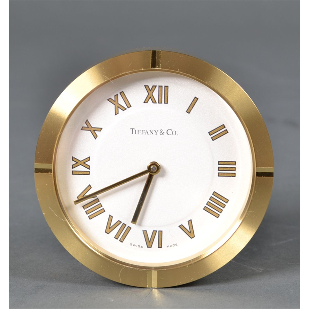 A Fine Tiffany & Co. Brass Alarm Clock